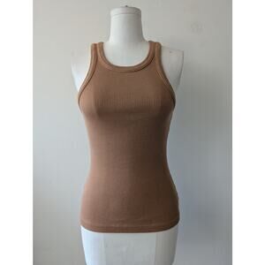 AGOLDE Bailey organic cotton round neck tank top